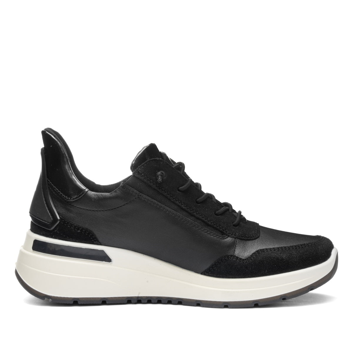 ara 1117-250 GALICIA BLACK SUEDE SNEAKER