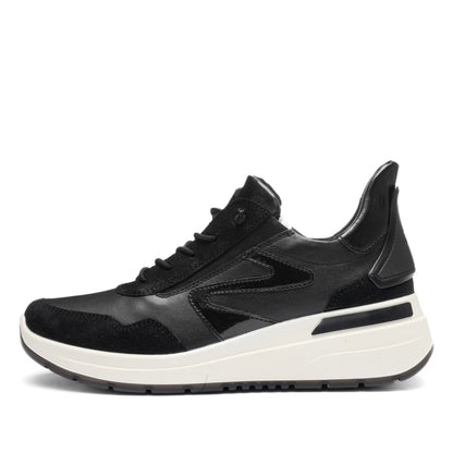 ara 1117-250 GALICIA BLACK SUEDE SNEAKER