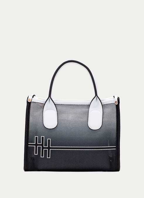 HSP 1434-220 BLK WHITE Tote bag