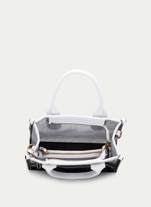 HSP 1434-220 BLK WHITE Tote bag