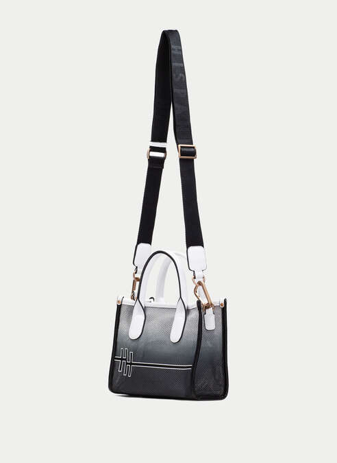 HSP 1434-220 BLK WHITE Tote bag