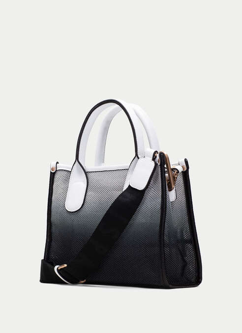 HSP 1434-220 BLK WHITE Tote bag