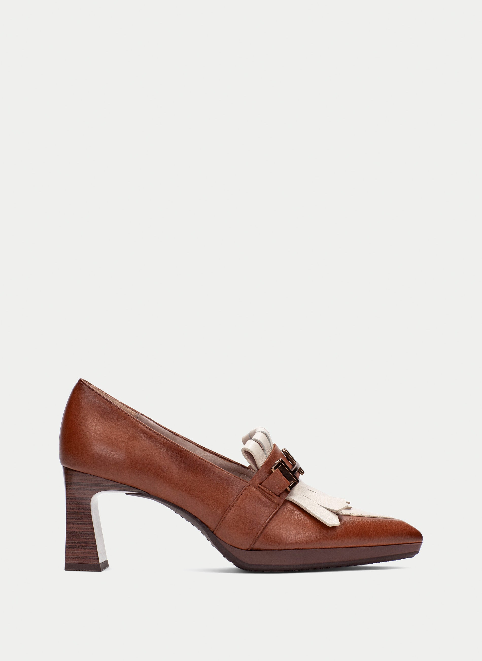 HSP 3400-300 ANKARA CUERO & MILK HEEL LOAFER