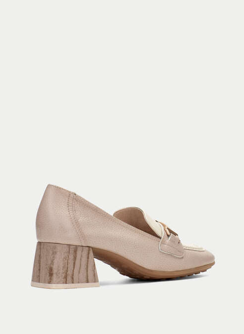HSP 3425-280 TAUPE LATTE  HEEL LOAFER