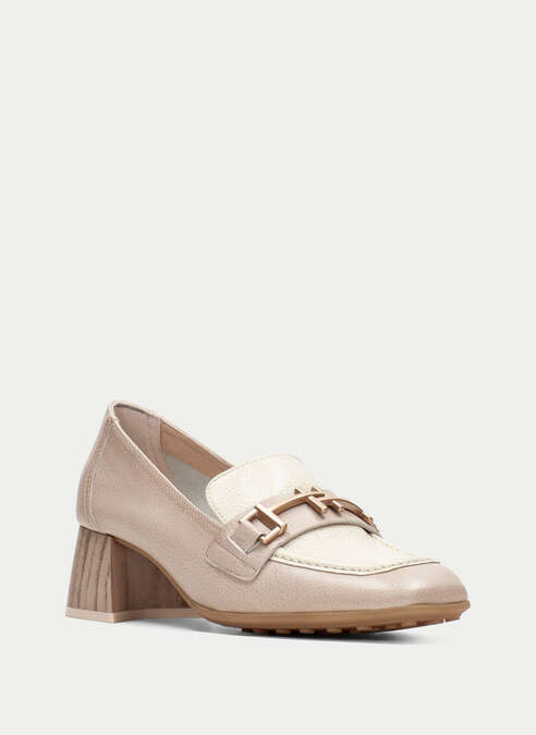 HSP 3425-280 TAUPE LATTE  HEEL LOAFER