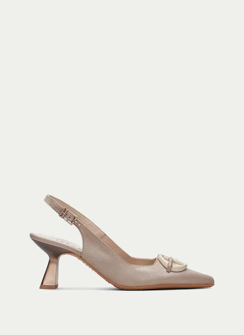 HSP 3428-280 NOVA TAUPE SLINGBACK PUMP