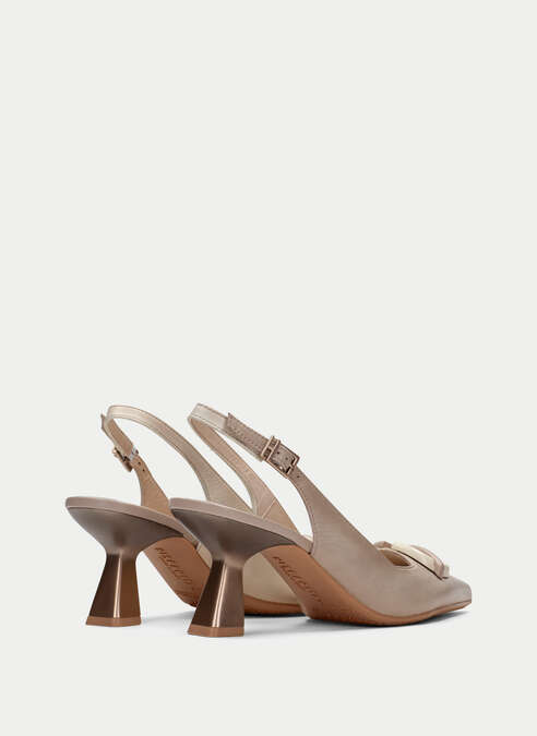 HSP 3428-280 NOVA TAUPE SLINGBACK PUMP