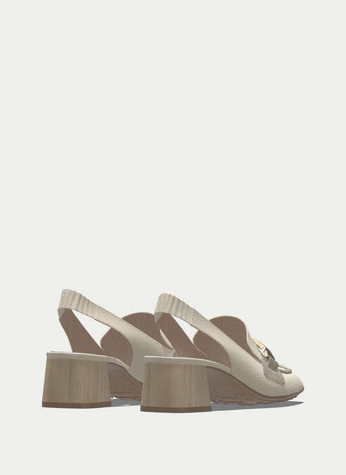 HSP 5424-280 LATTE CERVO LOAFER SLINGBACK