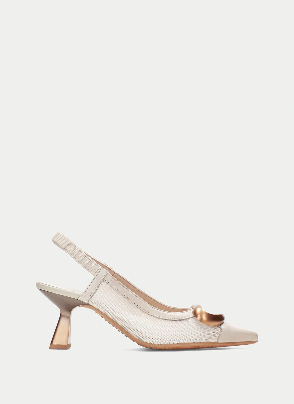 HSP 5430-300 NOVA LATTE MESH SLINGBACK PUMP