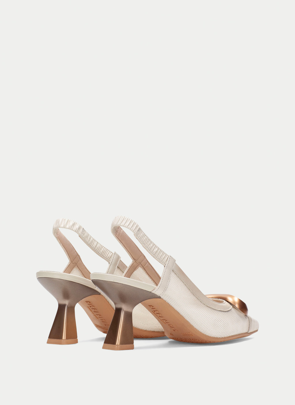 HSP 5430-300 NOVA LATTE MESH SLINGBACK PUMP
