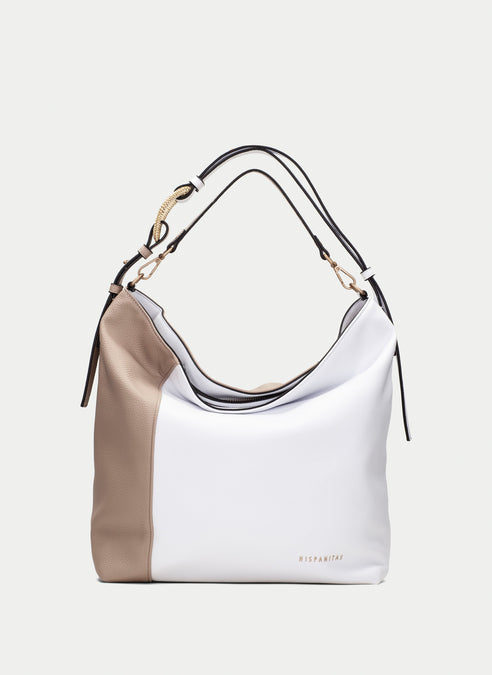 HSP 5437-220 SAMBA TAUPE WHITE  Hobo Bag