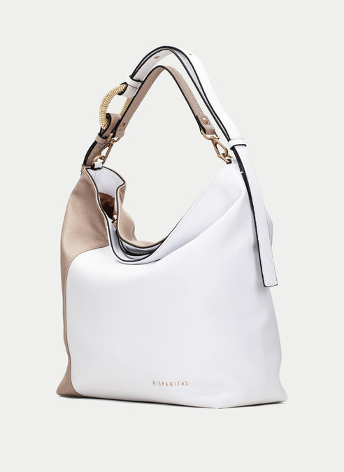 HSP 5437-220 SAMBA TAUPE WHITE  Hobo Bag