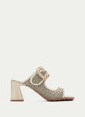 HSP 7427-280 MIAMI EUCALIPTO RAFFIA SLIDE