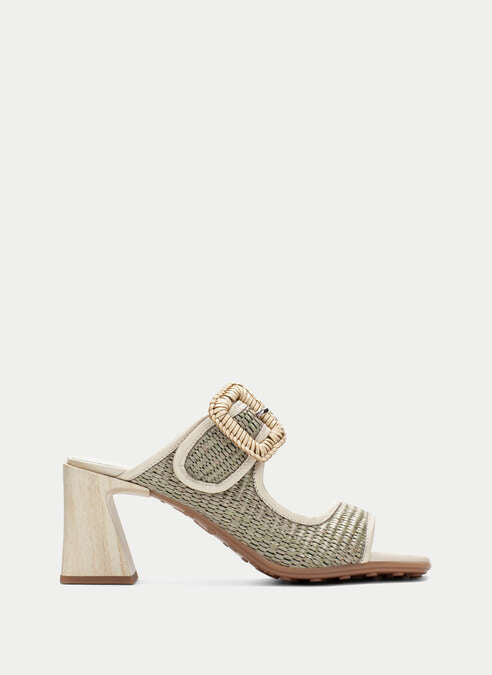 HSP 7427-280 MIAMI EUCALIPTO RAFFIA SLIDE