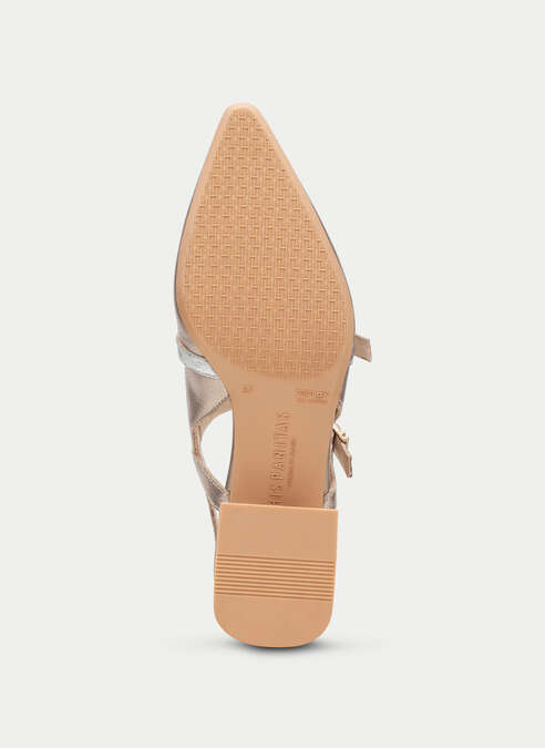 HSP 9421-270 CAVA SILVER FLAT SLINGBACK