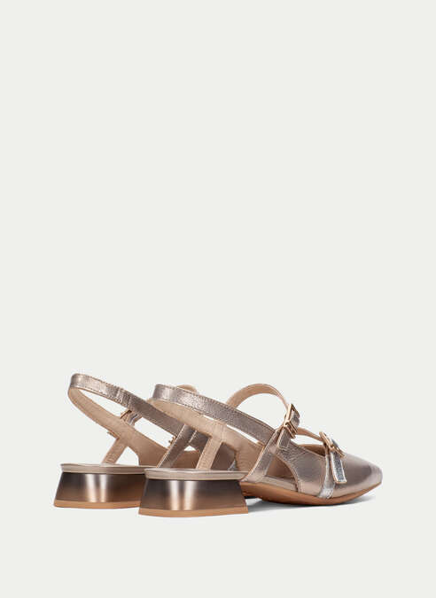 HSP 9421-270 CAVA SILVER FLAT SLINGBACK