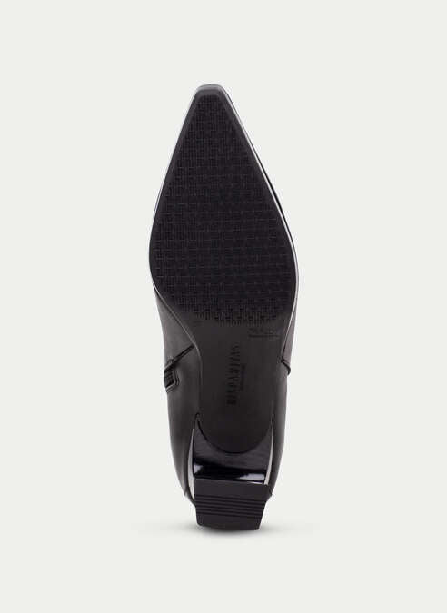 HSP 1405-350 ANKARA BLK HEEL BOOTIE