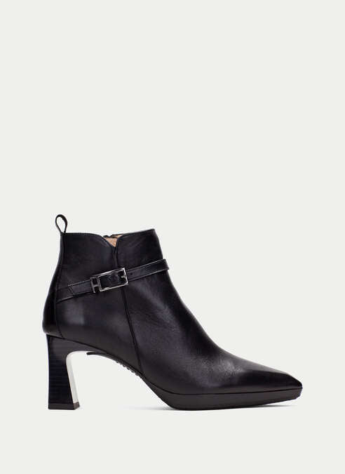 HSP 1405-350 ANKARA BLK HEEL BOOTIE