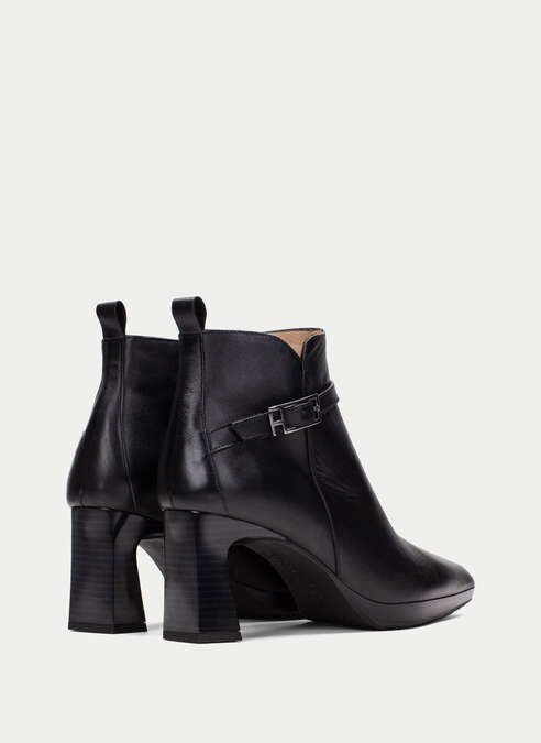 HSP 1405-350 ANKARA BLK HEEL BOOTIE