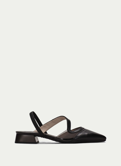 HSP 1342-250 Flat Shoe Dali Black