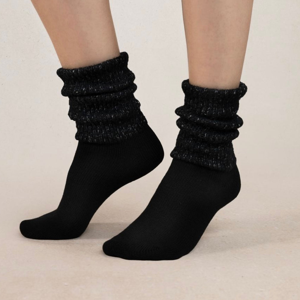 BLF 6491 Cashmere socks with Spangles Pattern
