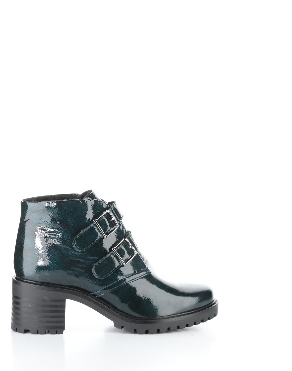 BC ISSEY-295 DARK GREEN PATENT LEATHER