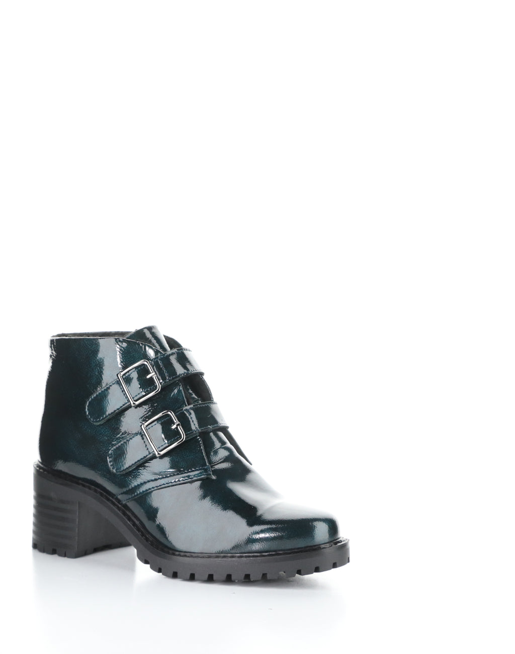 BC ISSEY-295 DARK GREEN PATENT LEATHER