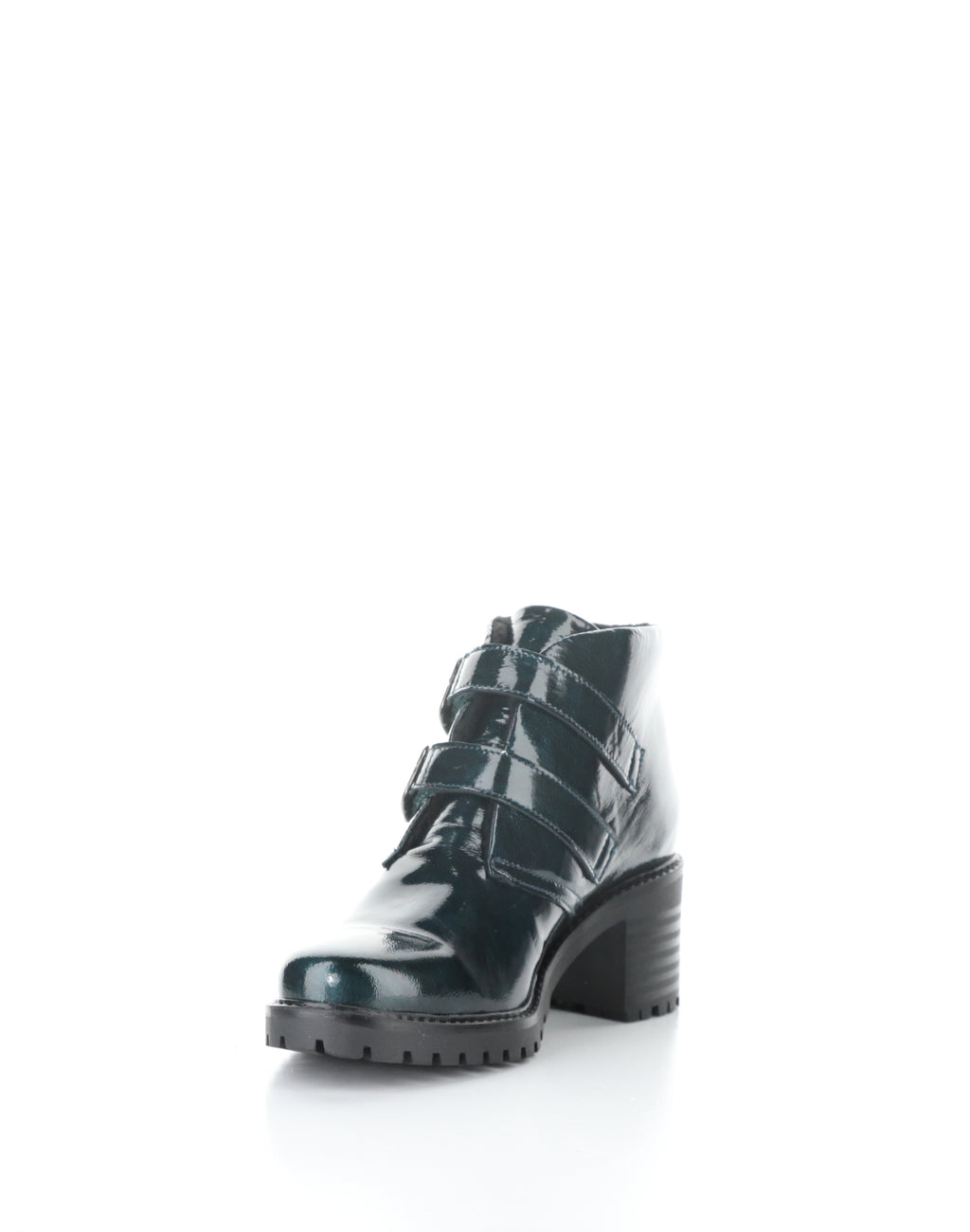 BC ISSEY-295 DARK GREEN PATENT LEATHER