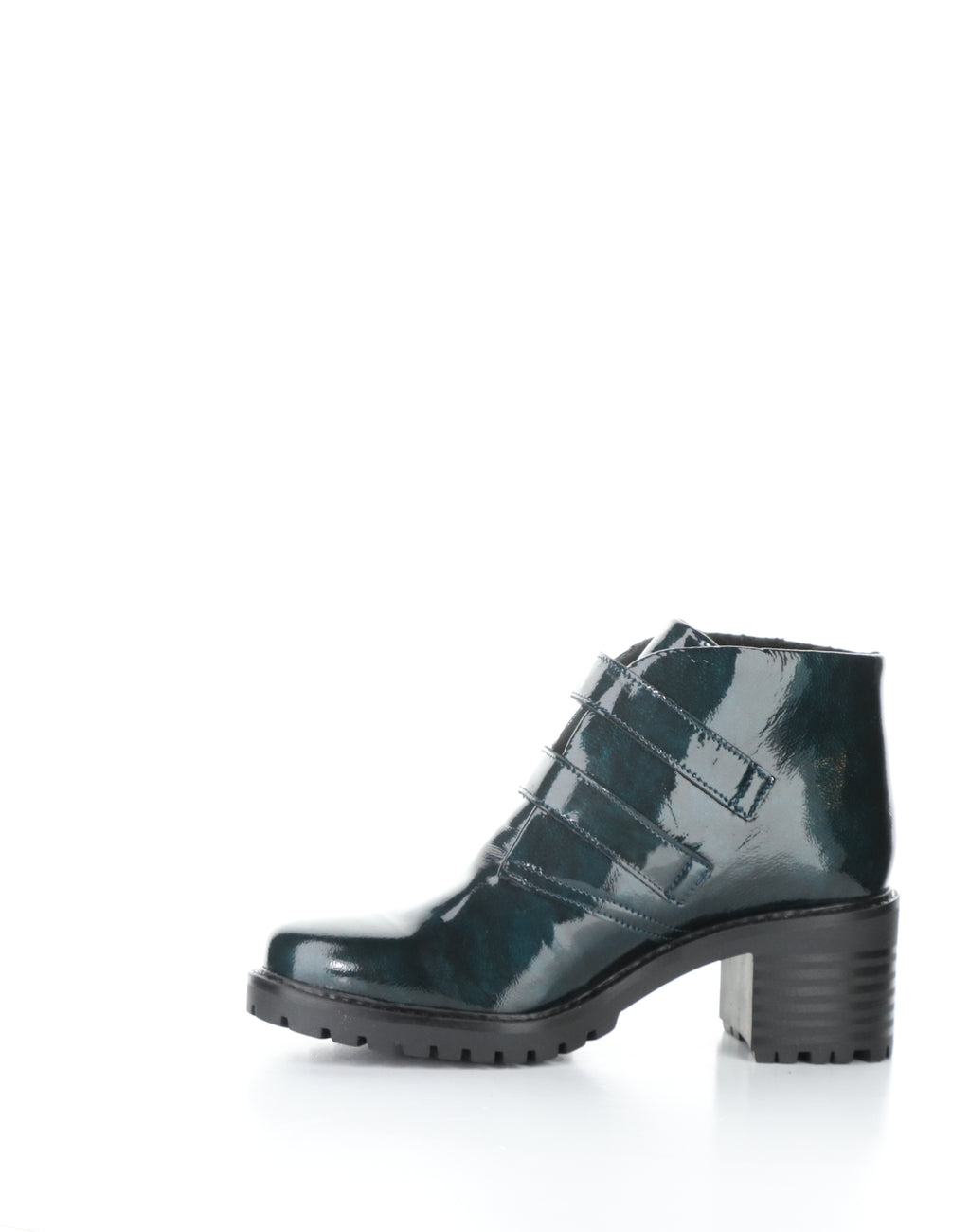 BC ISSEY-295 DARK GREEN PATENT LEATHER