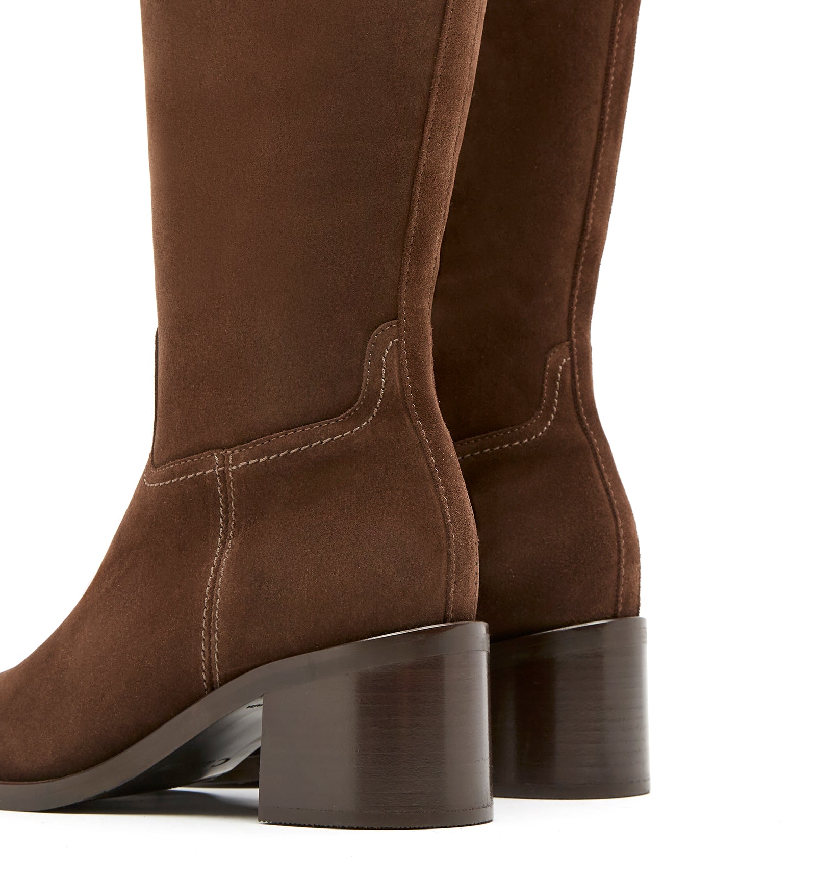 LC JACK-625 BRUNETTE SUEDE KNEE HIGH BOOT