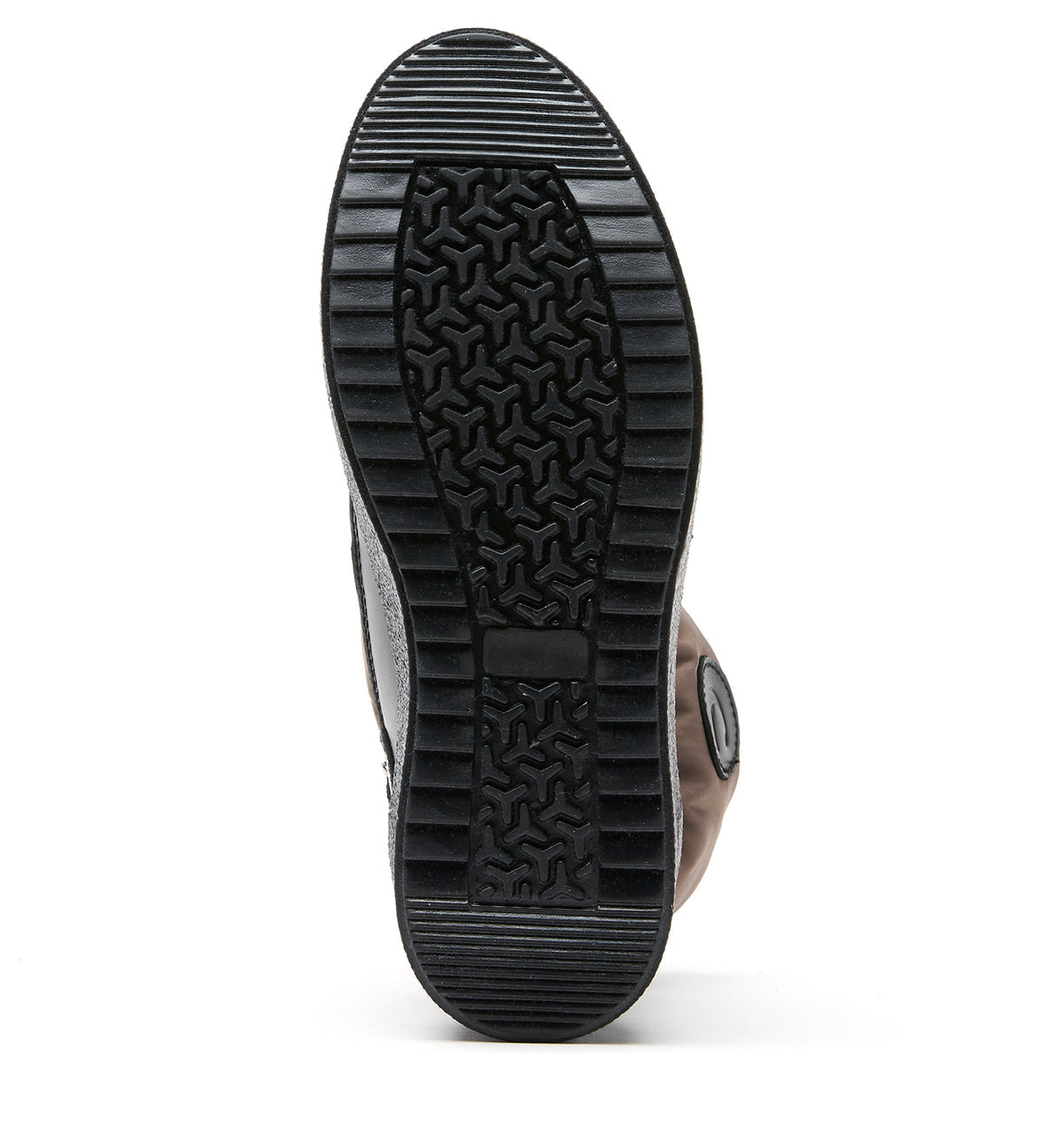 LC EASTON SHEARLING-LINED LEATHER TAUPE