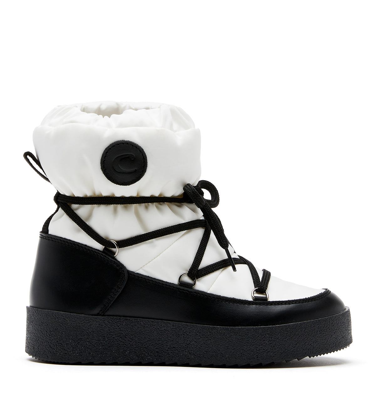 LC EASTON SHEARLING-LINED LEATHER WHITE