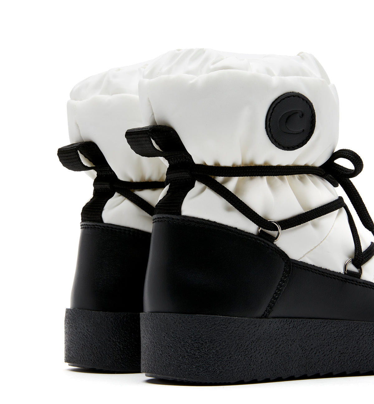 LC EASTON SHEARLING-LINED LEATHER WHITE