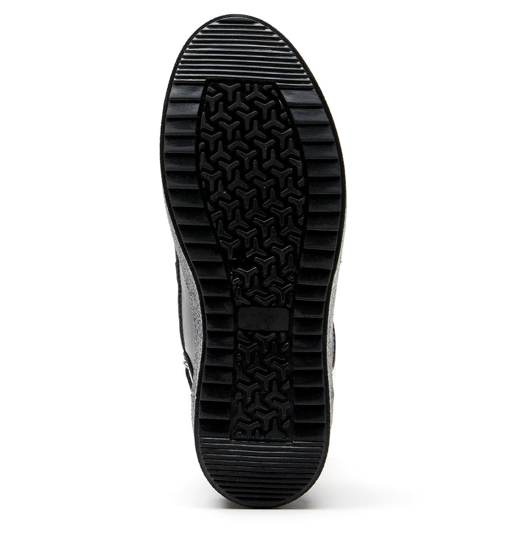 LC EASTON SHEARLING-LINED LEATHER WHITE