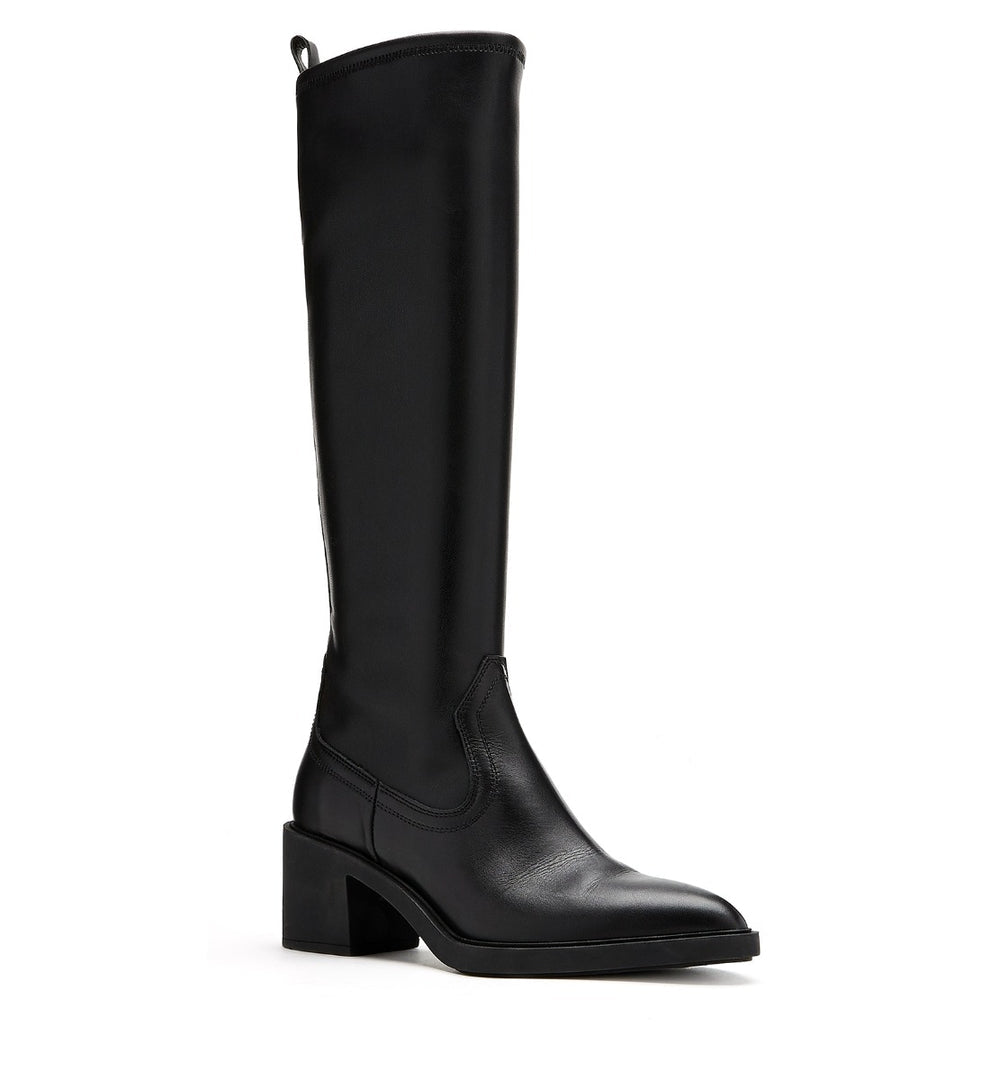 LC PATON BLACK LEATHER BOOT