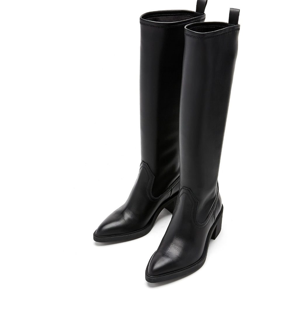 LC PATON BLACK LEATHER BOOT