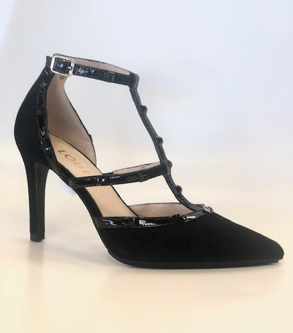 LDI RUSETTI-350 BLACK SUEDE