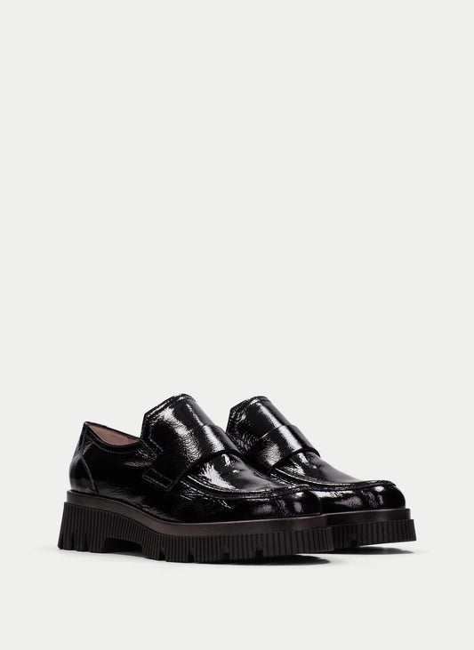 HSP 0359-280 MEGAN BLACK PATENT LOAFER