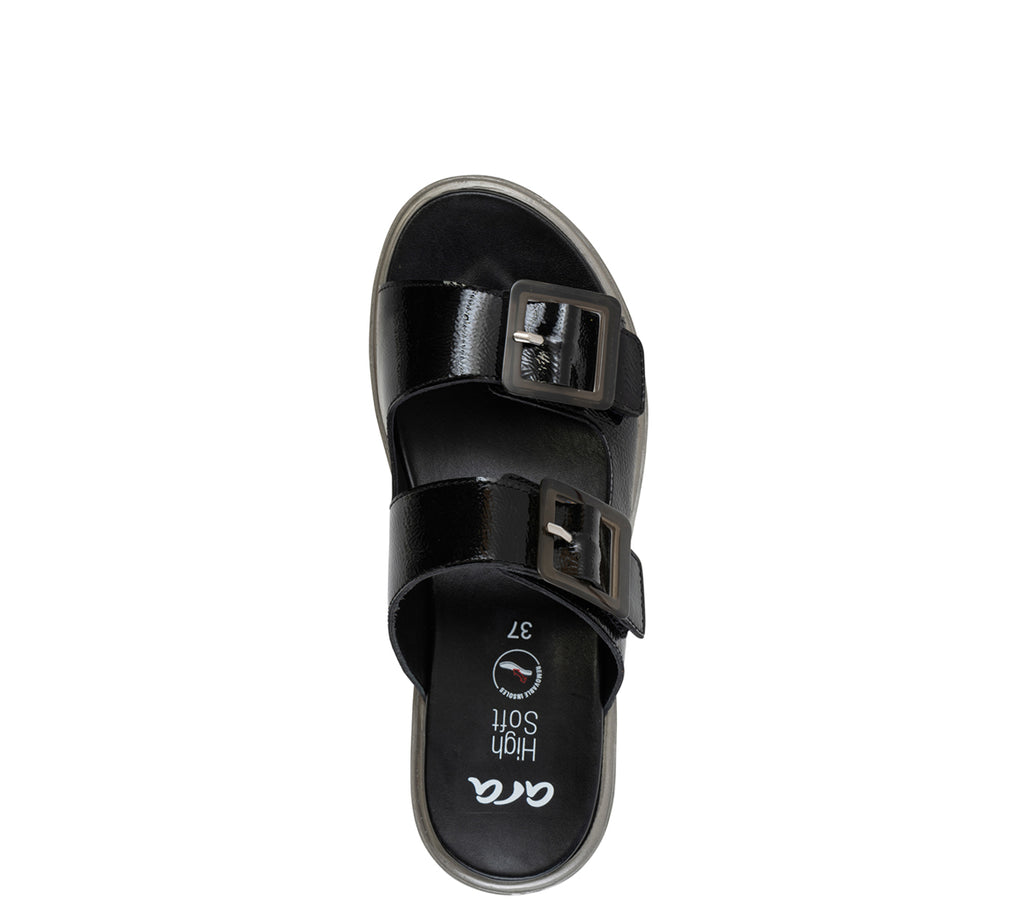 ara 0102-190 Marbella slide black (patent leather)