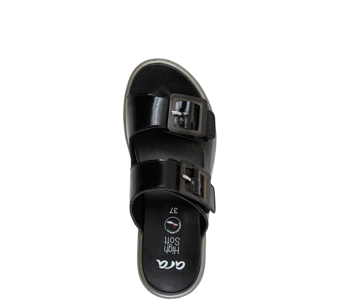 ara 0102-190 Marbella slide black (patent leather)