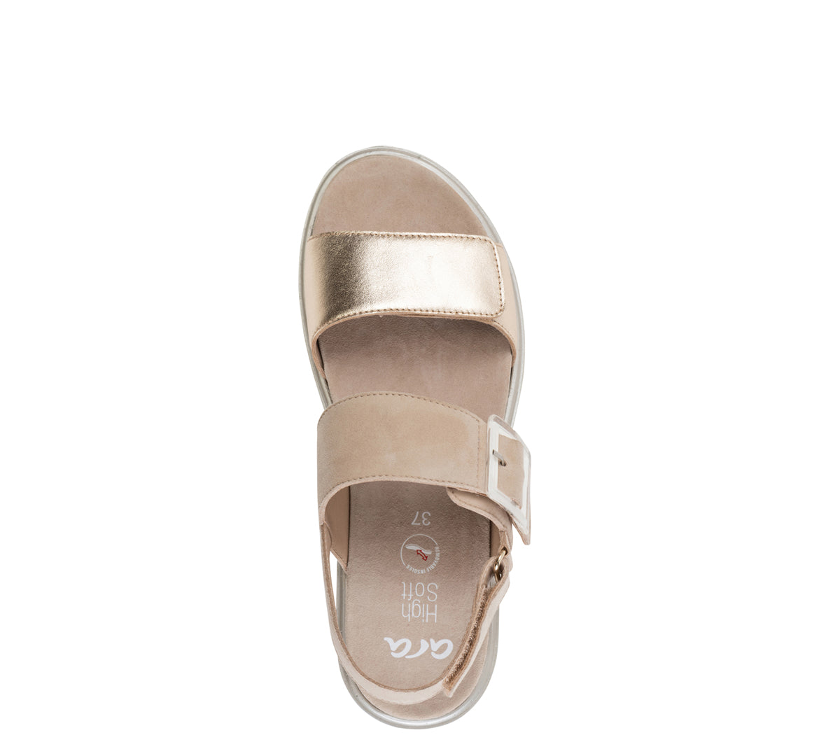 ara 3102-195 Marbella sand metallic leather