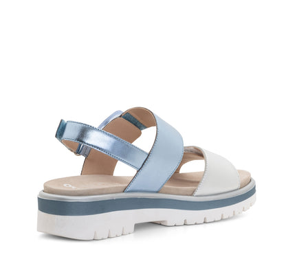 ara 4102-190 Marbella silver sky blue metallic leather