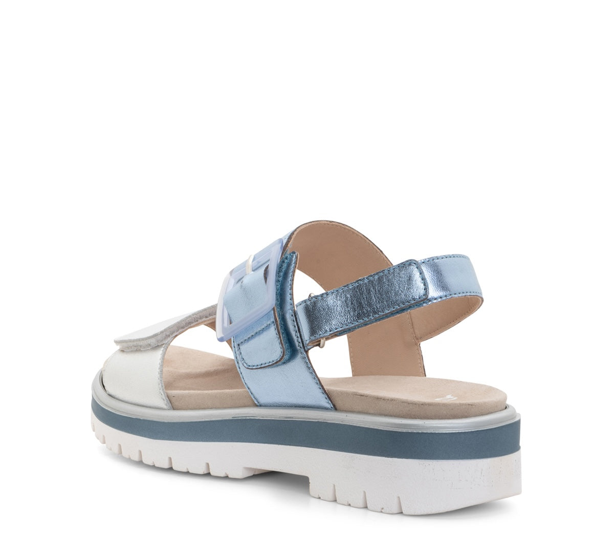 ara 4102-190 Marbella silver sky blue metallic leather