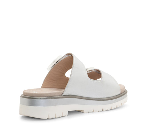ara 7102-190 Marbella slide silver metallic