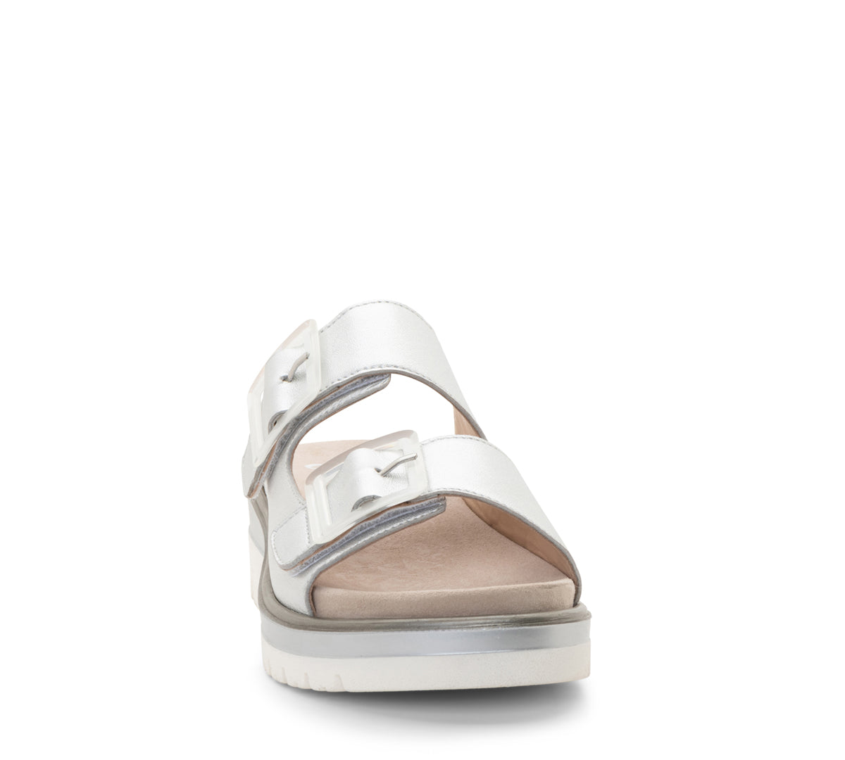 ara 7102-190 Marbella slide silver metallic