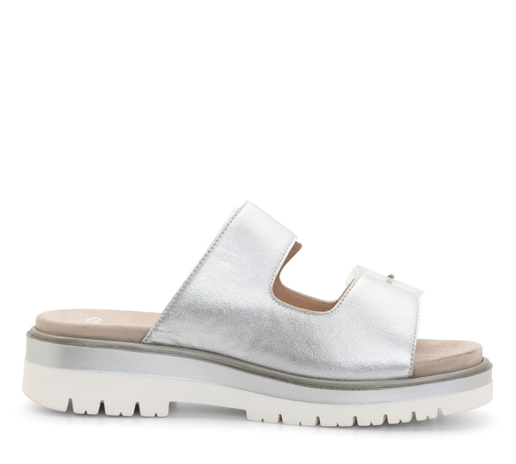 ara 7102-190 Marbella slide silver metallic