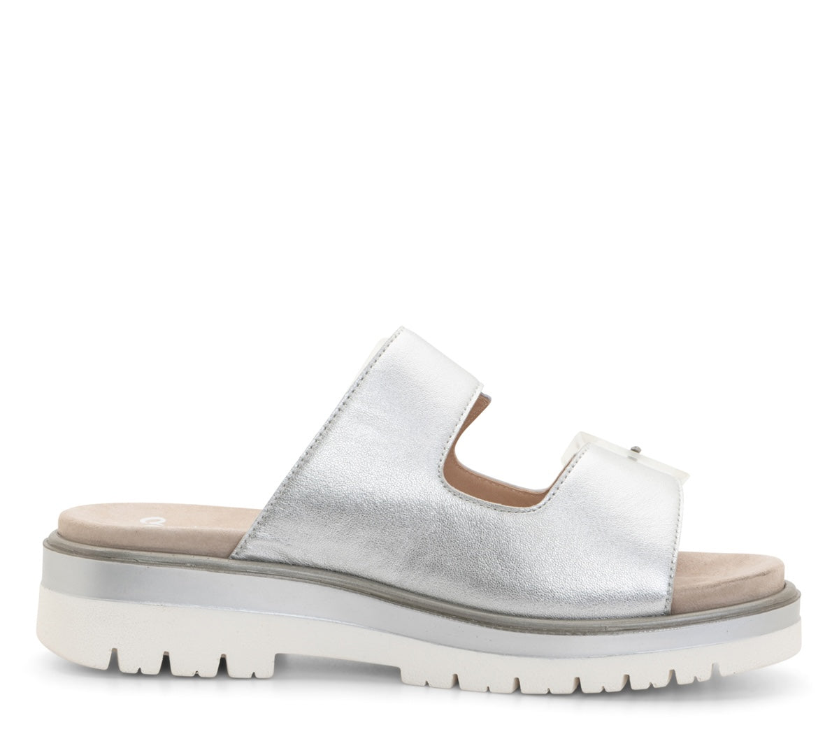 ara 7102-190 Marbella slide silver metallic