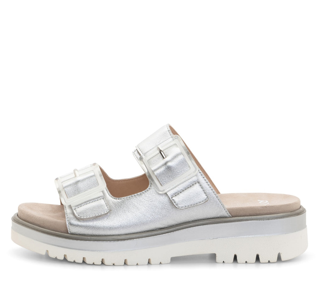 ara 7102-190 Marbella slide silver metallic