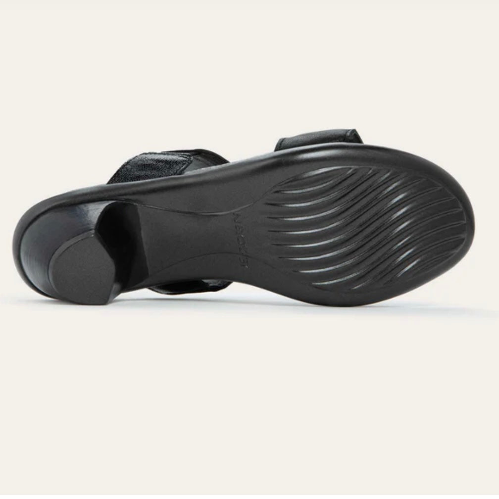NAOT FORM BLACK LEATHER