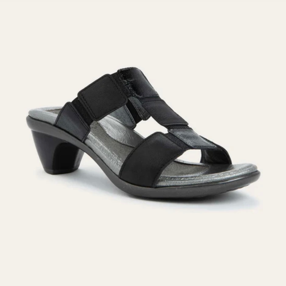NAOT FORM BLACK LEATHER